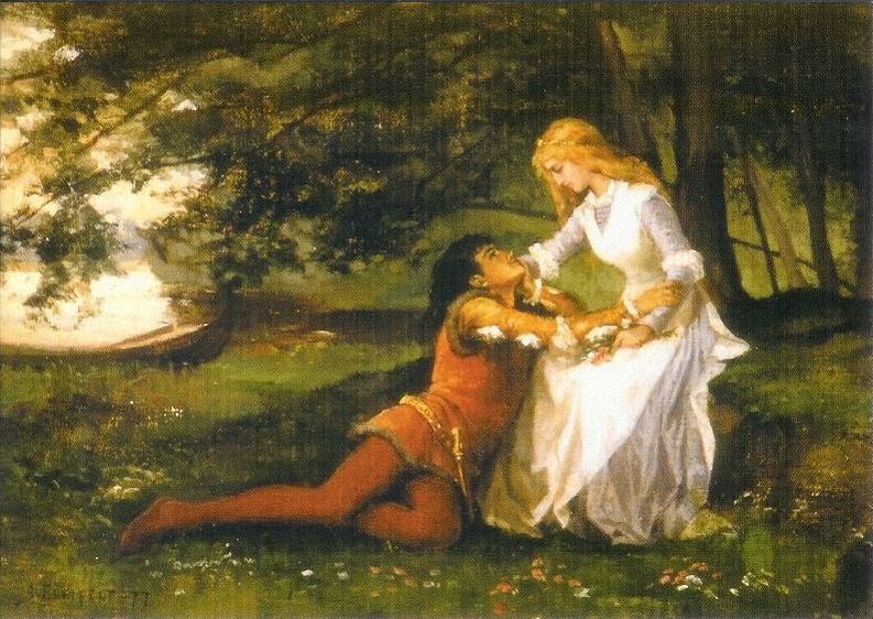 Dreaming by Albert Edelfelt